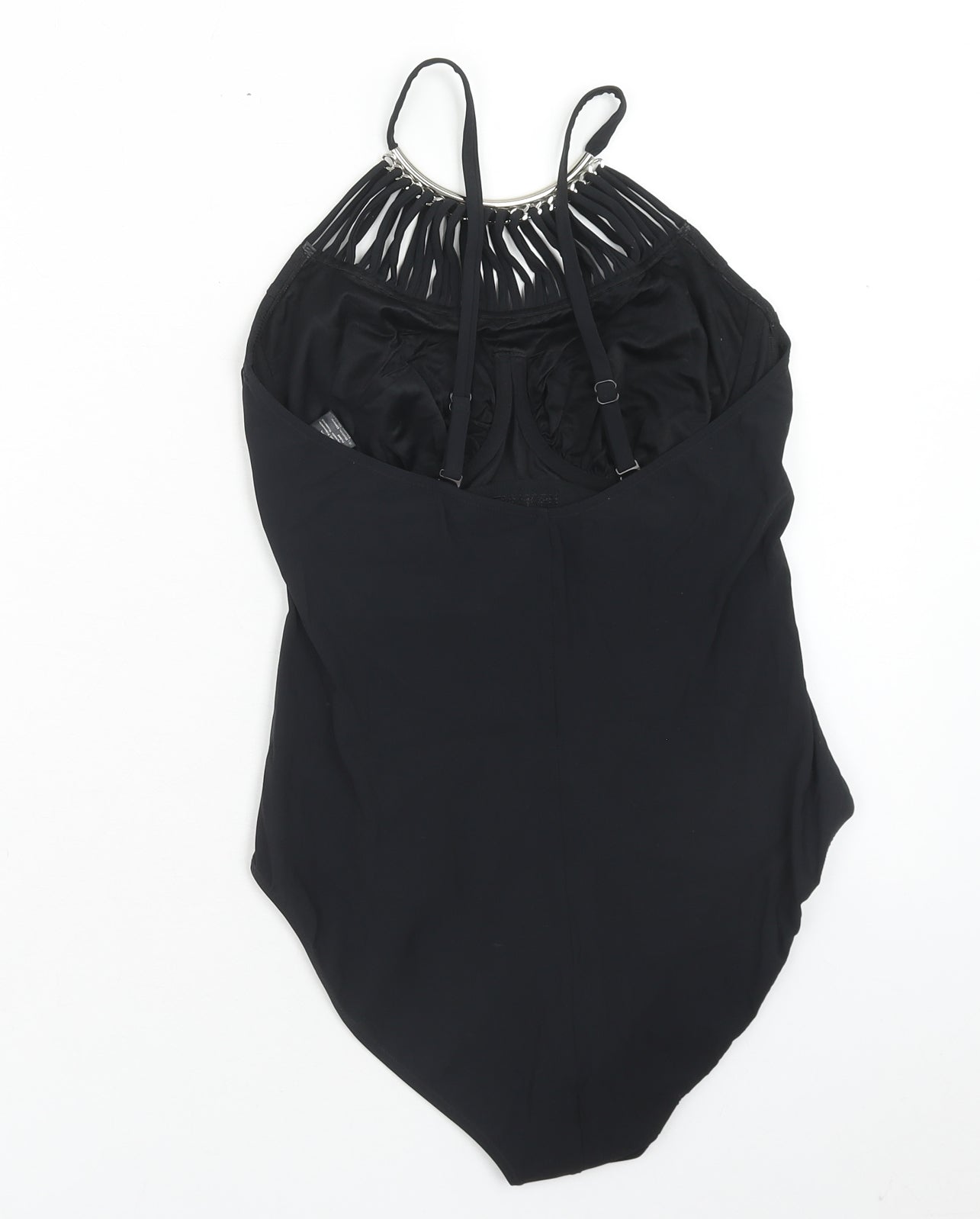 Maryan Mehlhorn Womens Black Polyamide One Piece Size 12