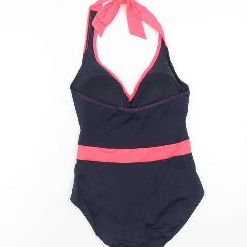 Boden Womens Blue Polyamide One Piece Size 12