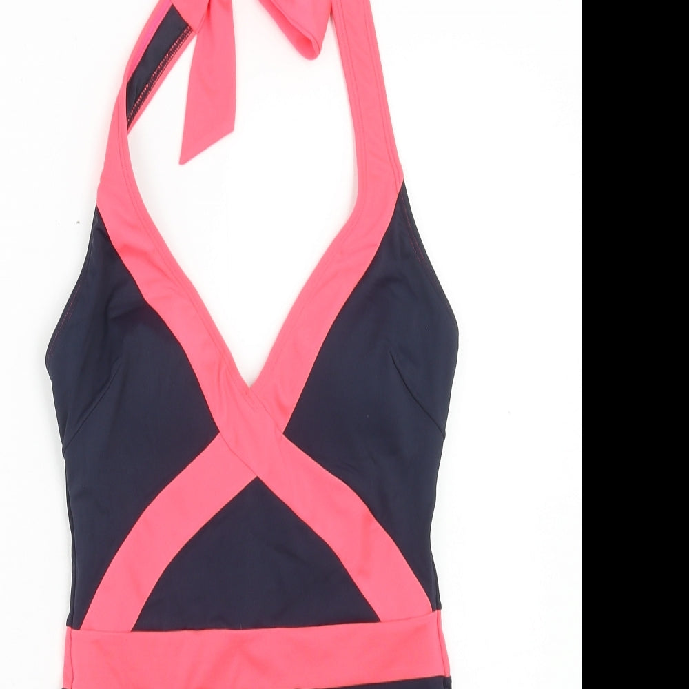 Boden Womens Blue Polyamide One Piece Size 12