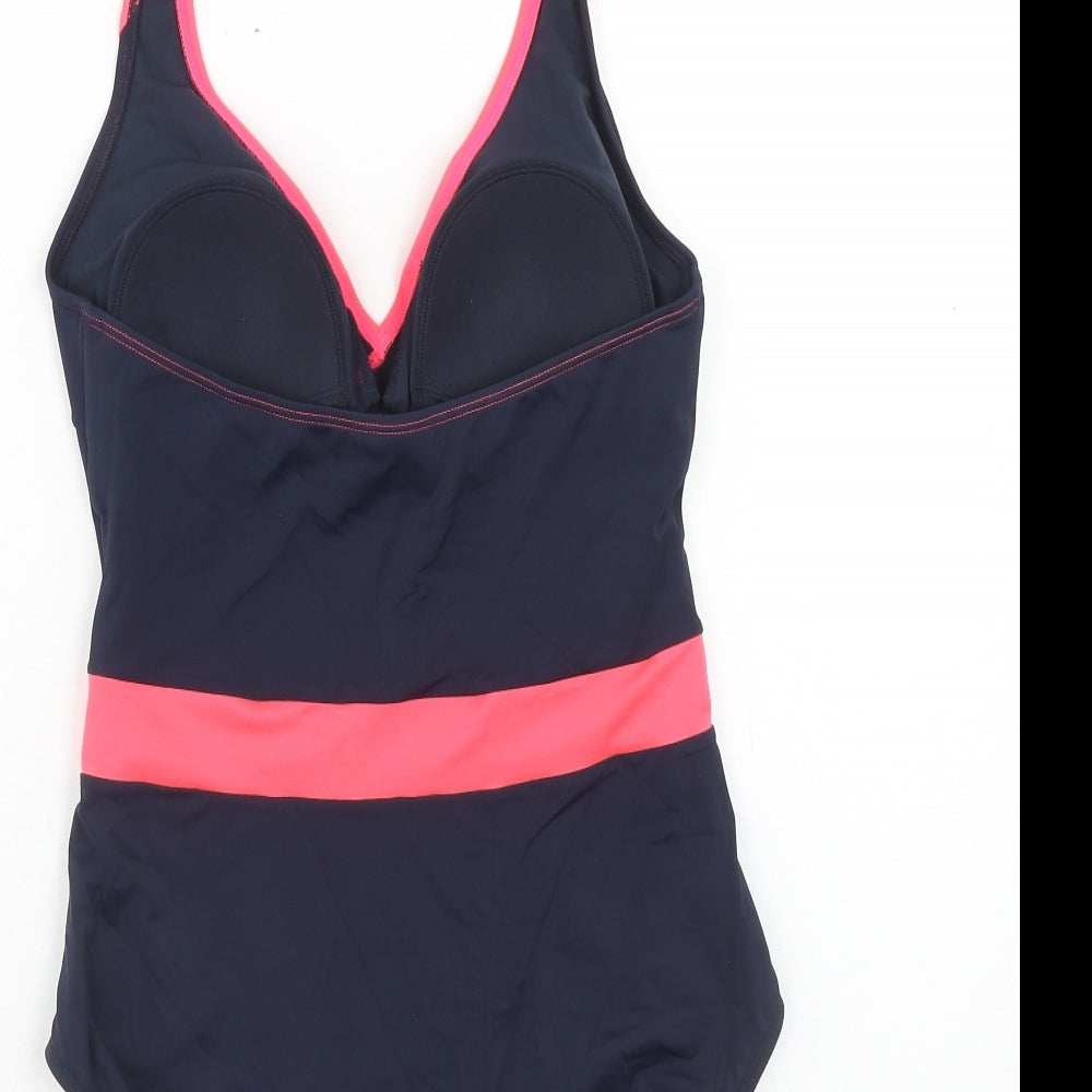 Boden Womens Blue Polyamide One Piece Size 12