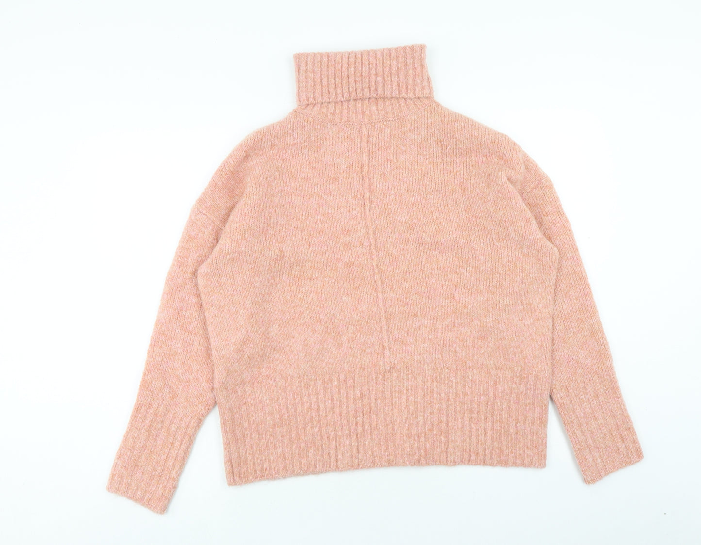 Atmosphere Womens Pink Roll Neck Polyester Pullover Jumper Size S