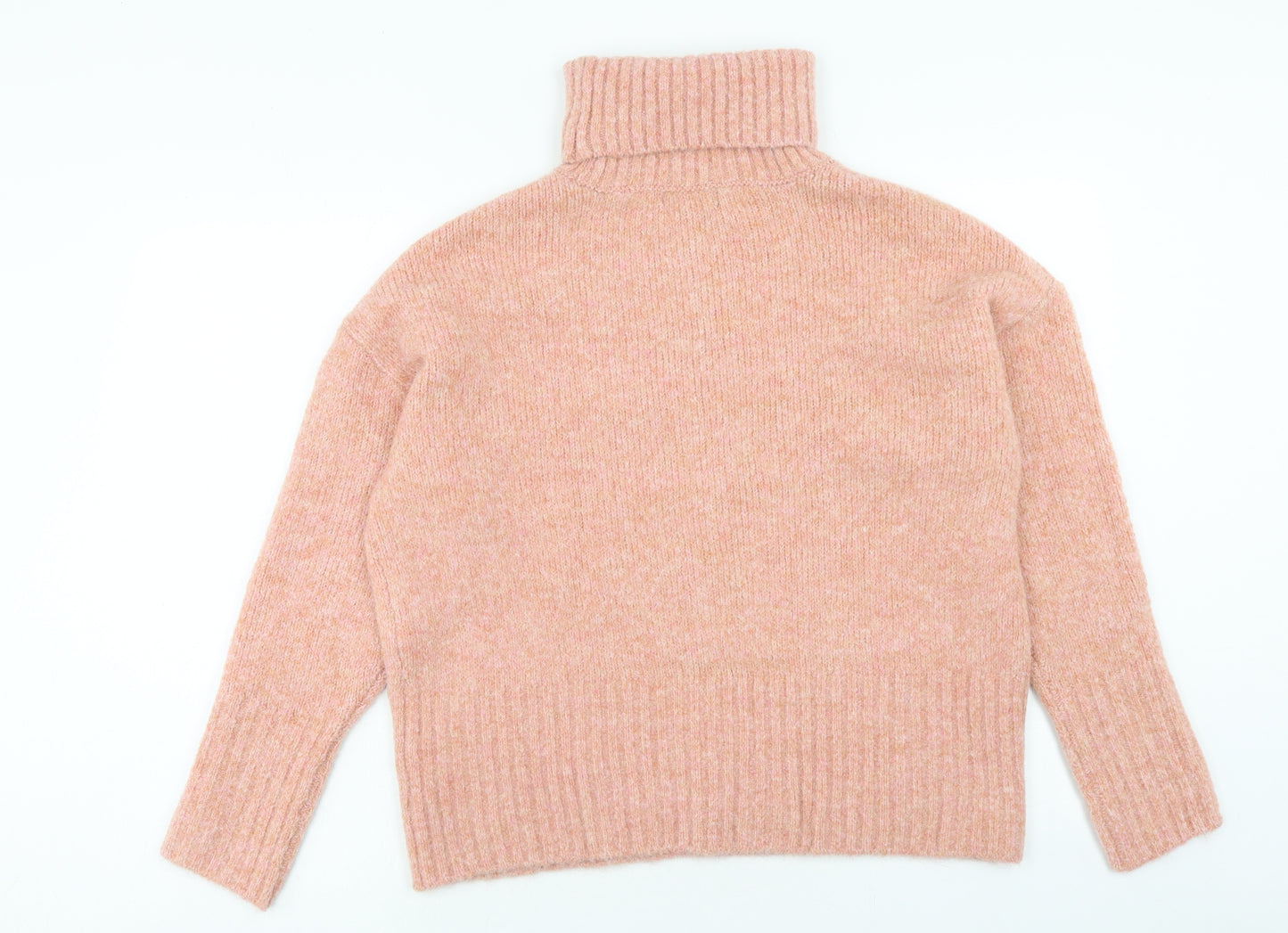 Atmosphere Womens Pink Roll Neck Polyester Pullover Jumper Size S