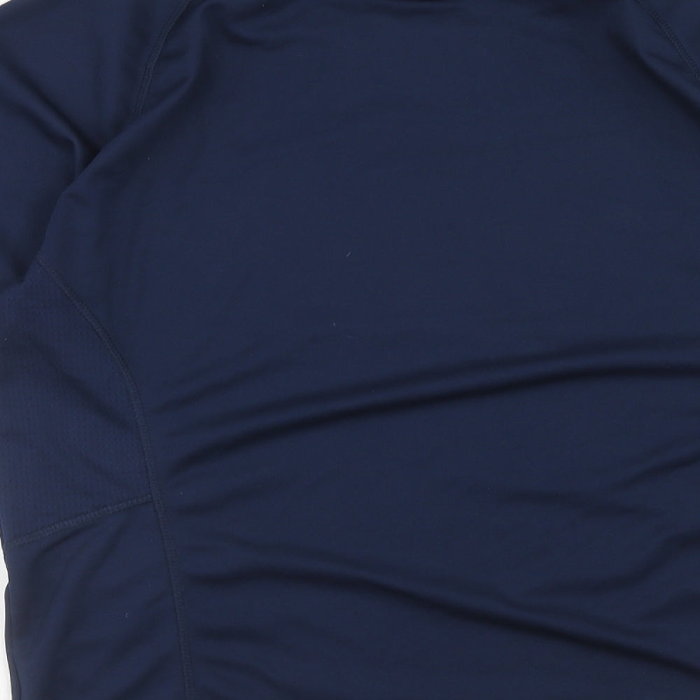 Karrimor Mens Blue Polyester Basic T-Shirt Size L Round Neck Pullover