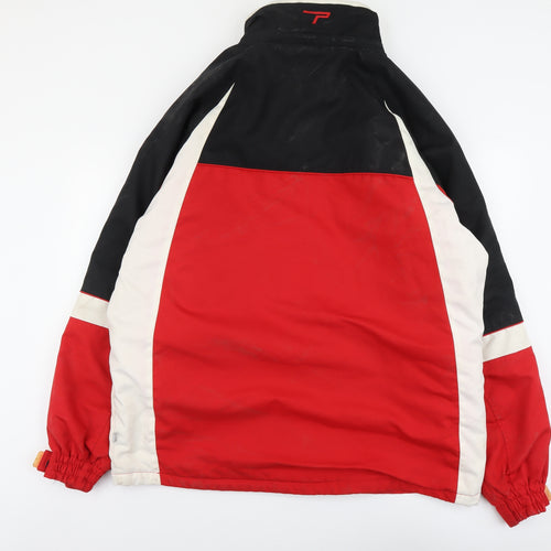 Parallel Mens Multicoloured Windbreaker Jacket Size 2XL Zip - Colour Block