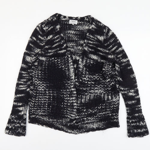 NEXT Womens Black V-Neck Acrylic Cardigan Jumper Size M