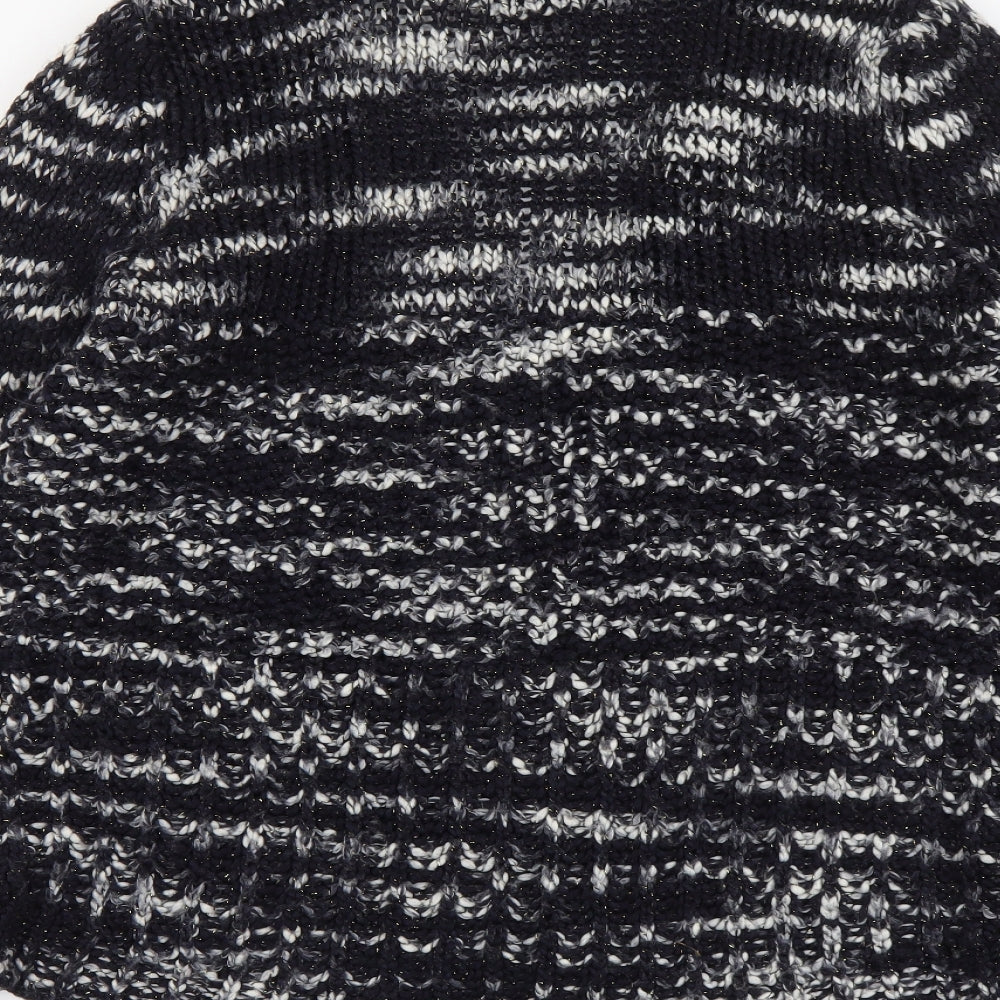 NEXT Womens Black V-Neck Acrylic Cardigan Jumper Size M