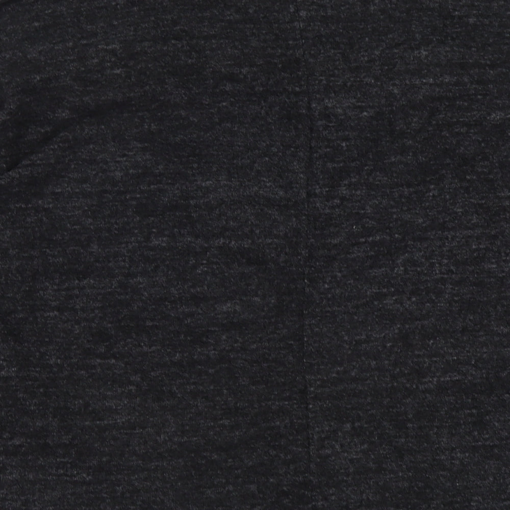 Papaya Womens Grey Round Neck Viscose Pullover Jumper Size 16