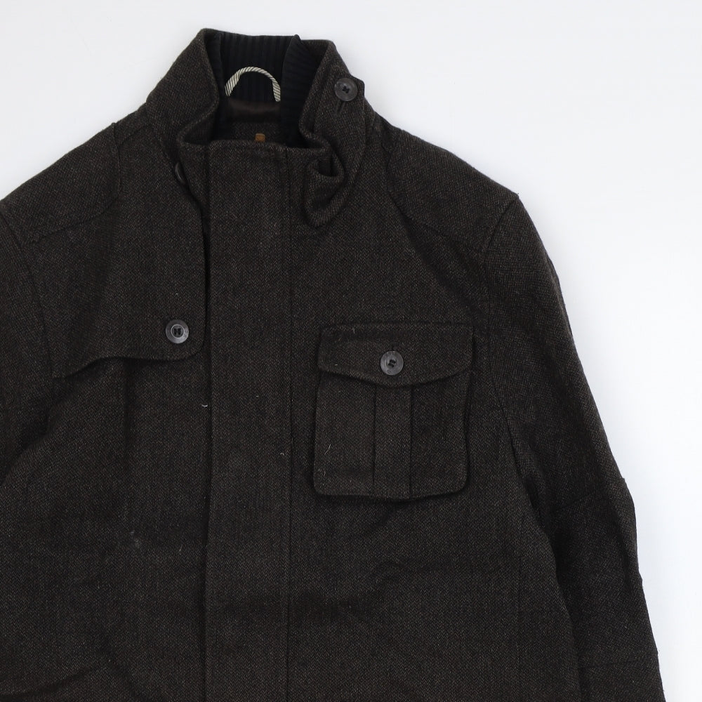 John Rocha Mens Brown Jacket Size L Zip