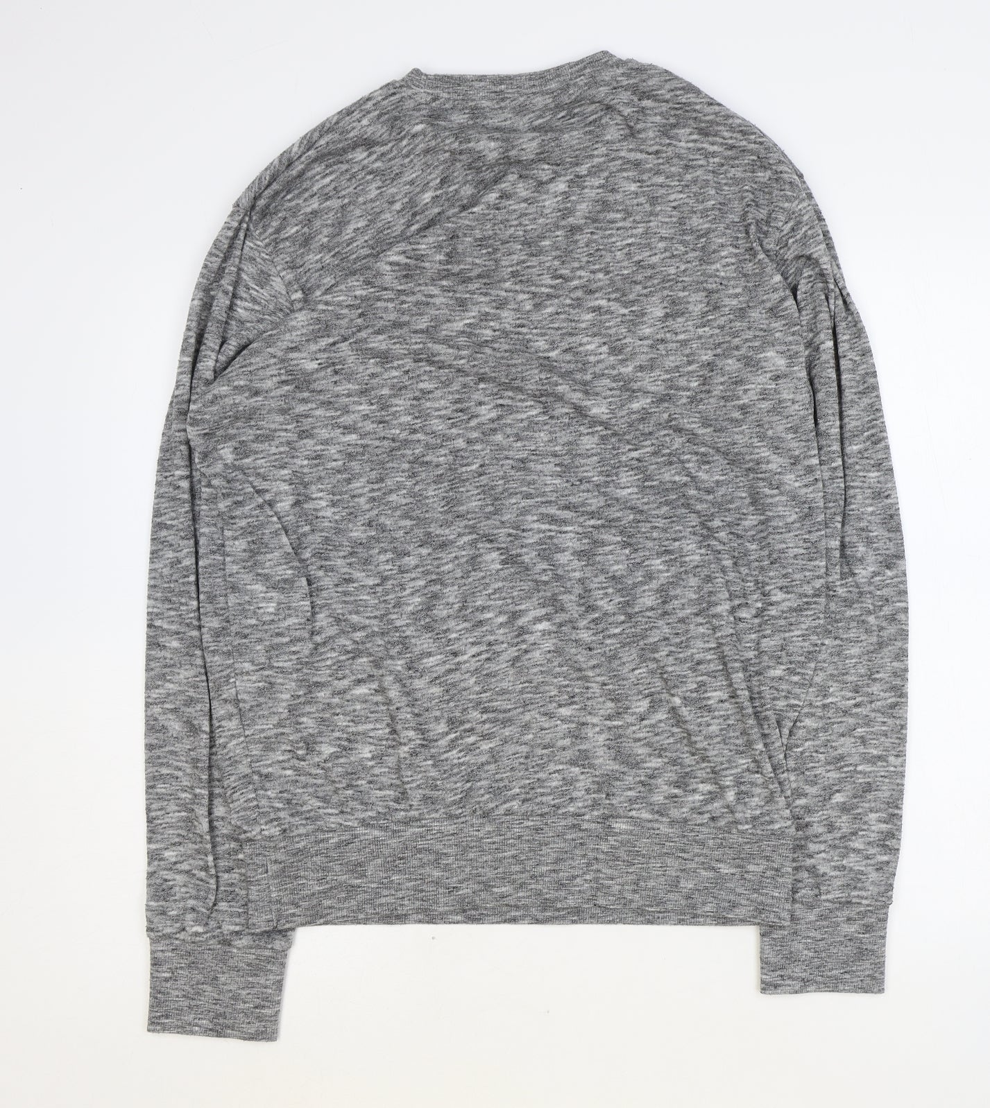 Primark Womens Grey Round Neck Polyester Pullover Jumper Size M