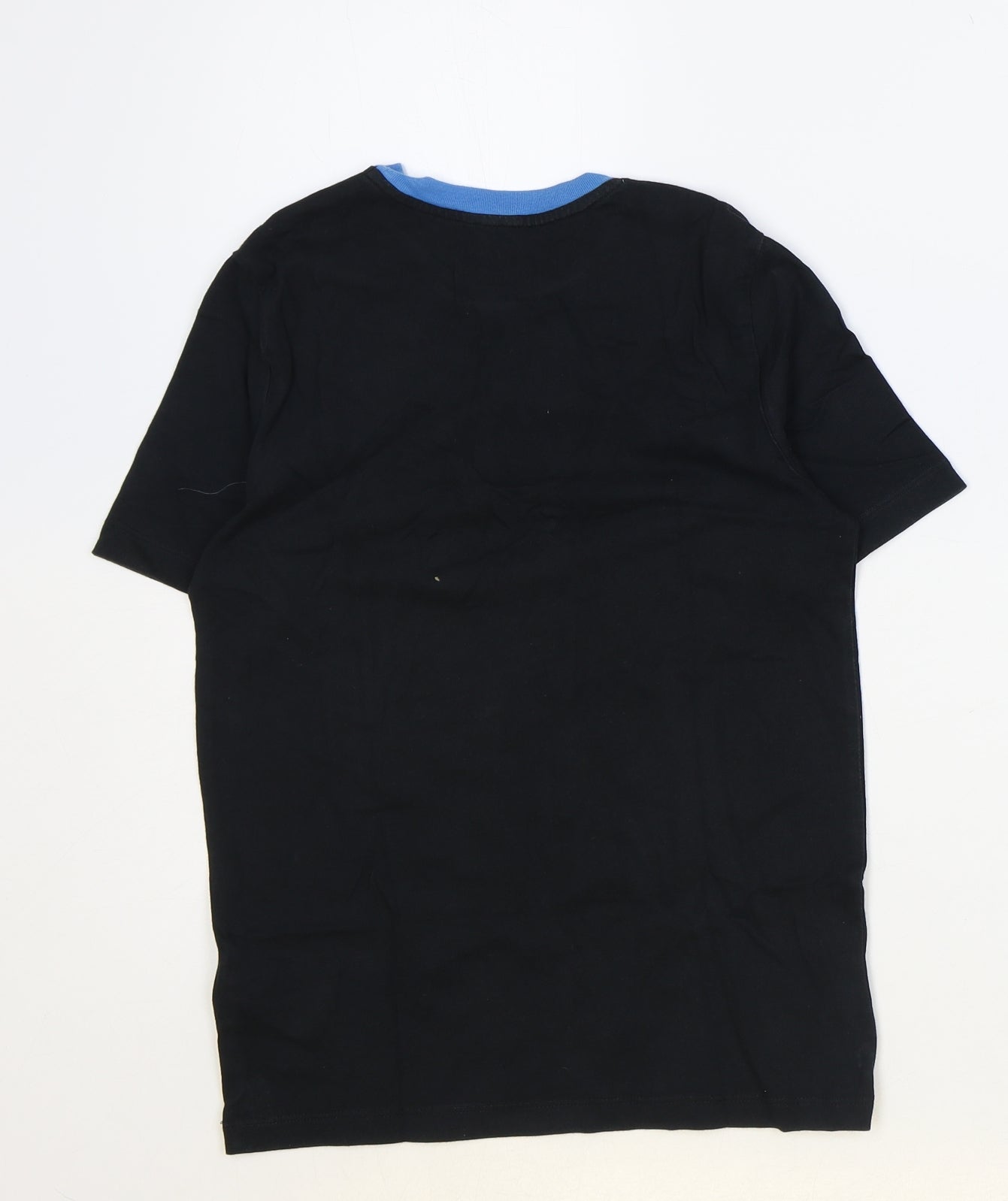 Amazon Boys Black 100% Cotton Basic T-Shirt Size M Round Neck Pullover - Dinosaur