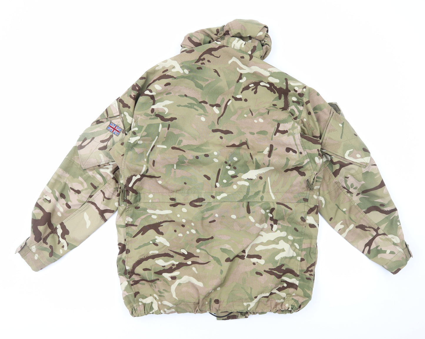 Preworn Mens Green Camouflage Jacket Size XL Zip