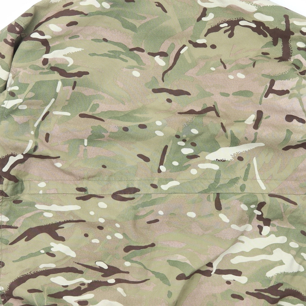 Preworn Mens Green Camouflage Jacket Size XL Zip