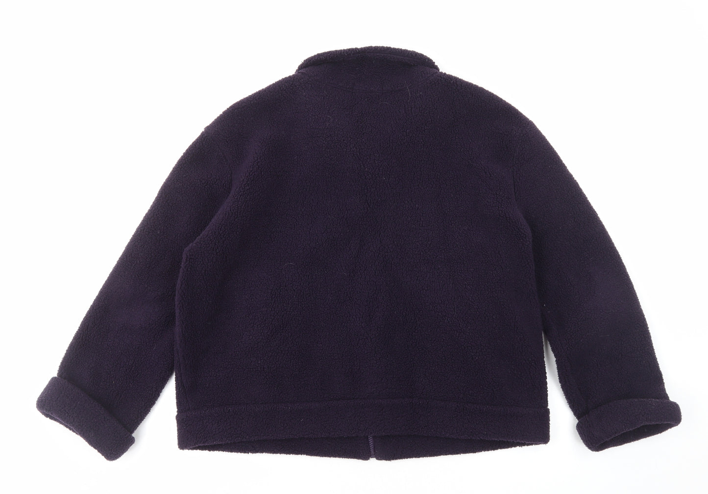 Marks and Spencer Womens Purple Jacket Size 20 Zip