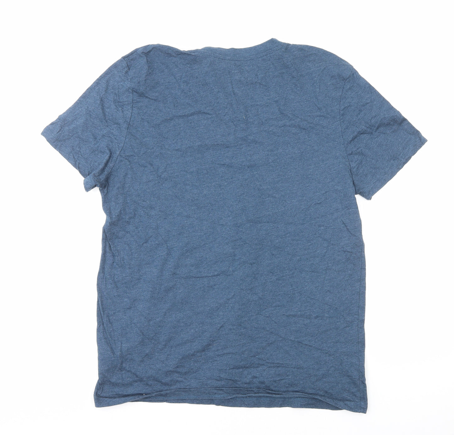 Primark Mens Blue Cotton T-Shirt Size XL Round Neck