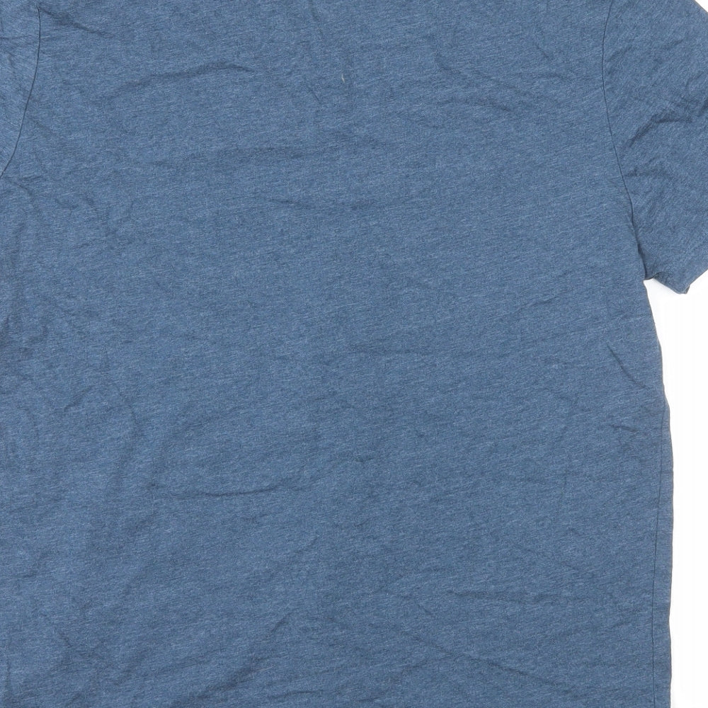 Primark Mens Blue Cotton T-Shirt Size XL Round Neck