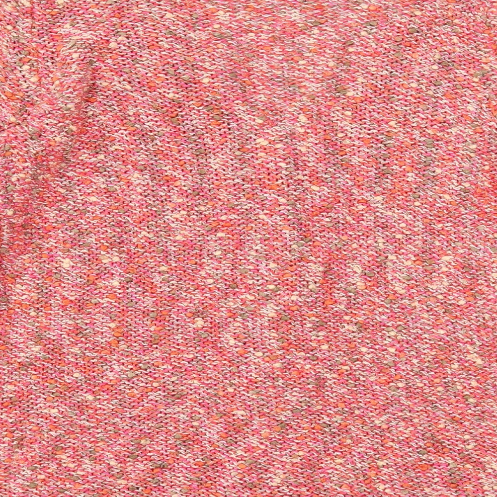 Per Una Womens Multicoloured V-Neck Cotton Cardigan Jumper Size S