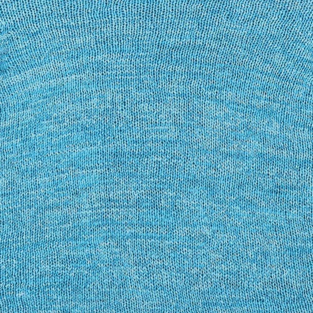BHS Womens Blue Scoop Neck Acrylic Pullover Jumper Size 20