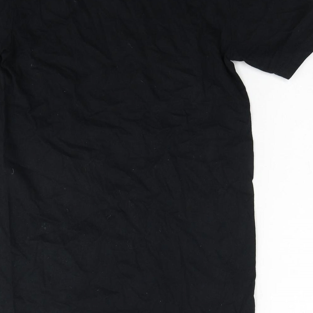 Dead Shot In The Head Mens Black Cotton T-Shirt Size S Round Neck - Two Stroke Engine Slogan
