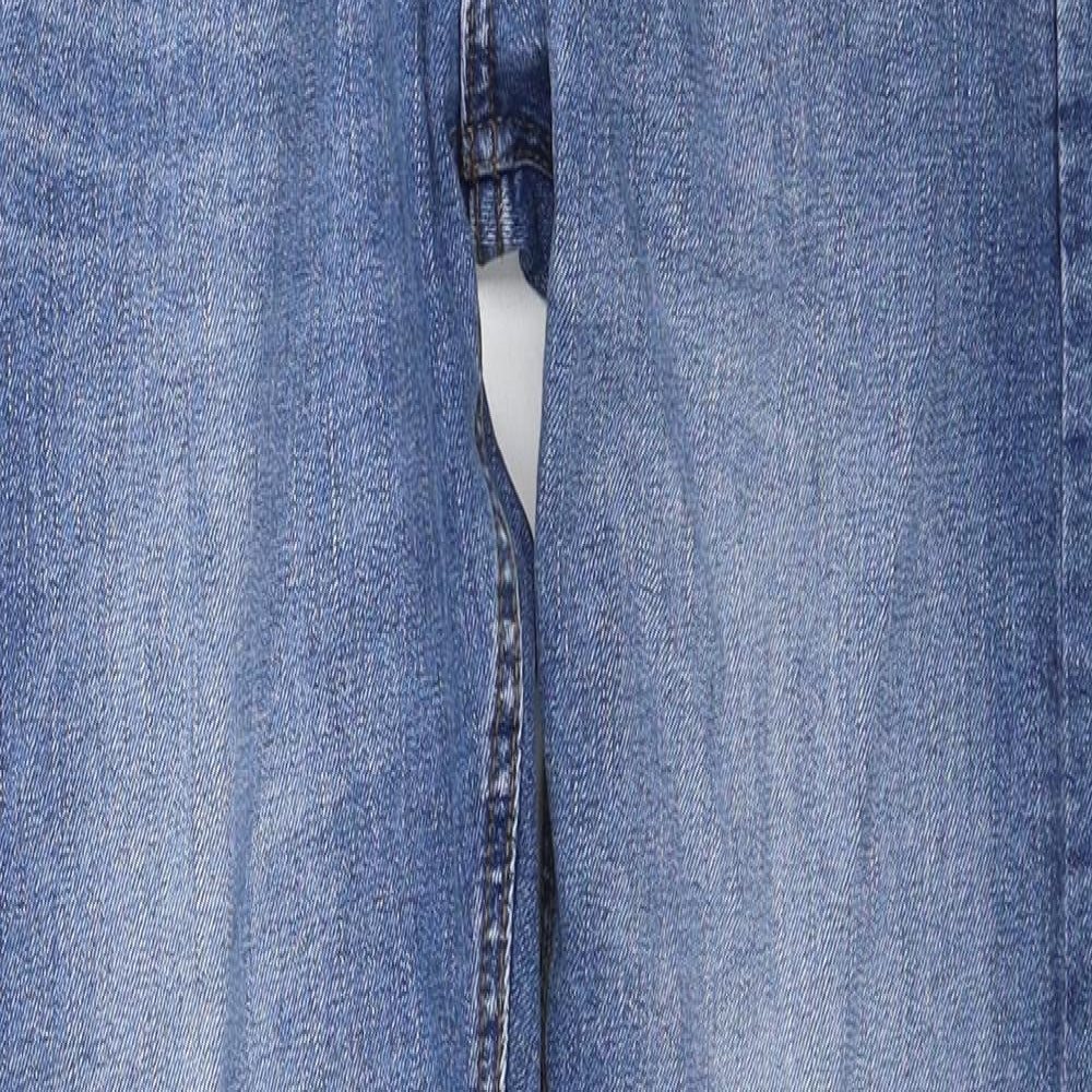 NEXT Mens Blue Cotton Skinny Jeans Size 32 in Slim Zip