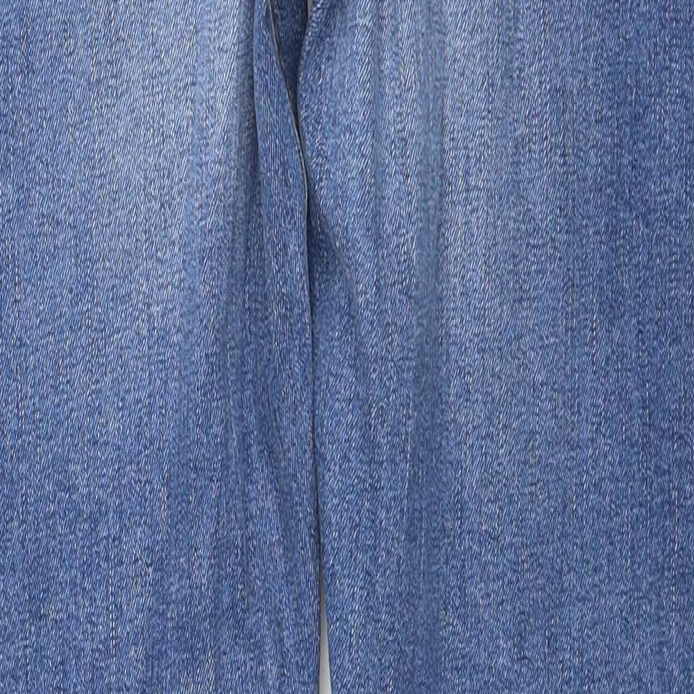 NEXT Mens Blue Cotton Skinny Jeans Size 32 in Slim Zip