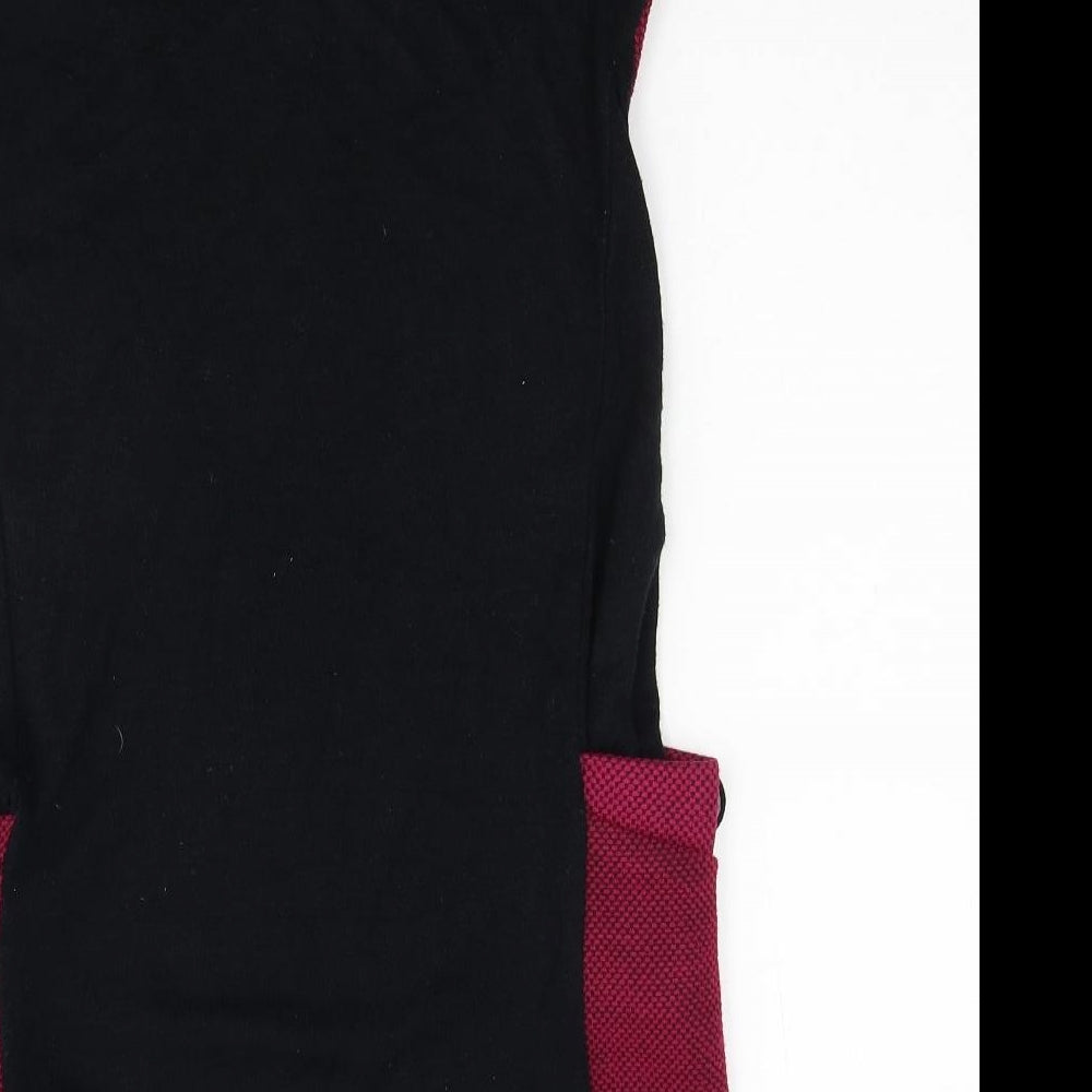CULTURE Womens Pink Acrylic A-Line Size 10 Round Neck Pullover