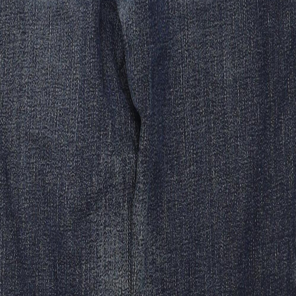 NEXT Mens Blue Cotton Straight Jeans Size 30 in L29 in Regular Zip