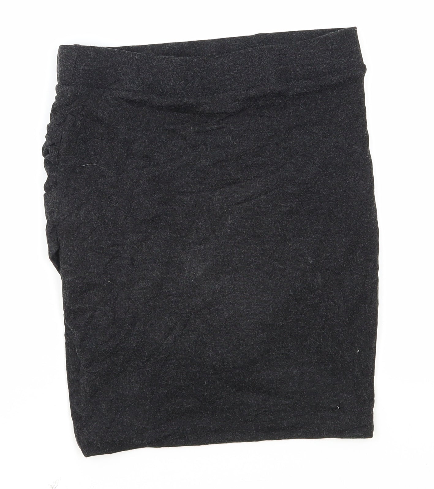 Zara Womens Grey Polyester Bandage Skirt Size S