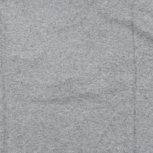 Preworn Womens Grey Round Neck Viscose Pullover Jumper Size M - Star