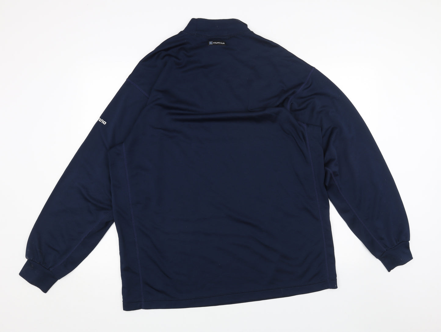 Preworn Mens Blue Polyester Pullover Sweatshirt Size XL