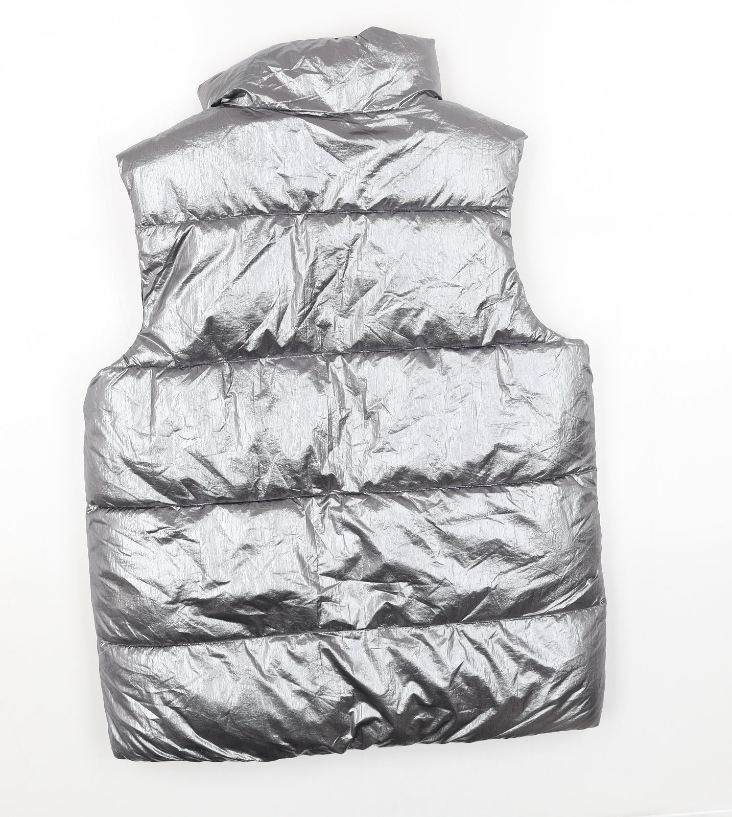 Primark Girls Grey Gilet Jacket Size 14-15 Years Zip