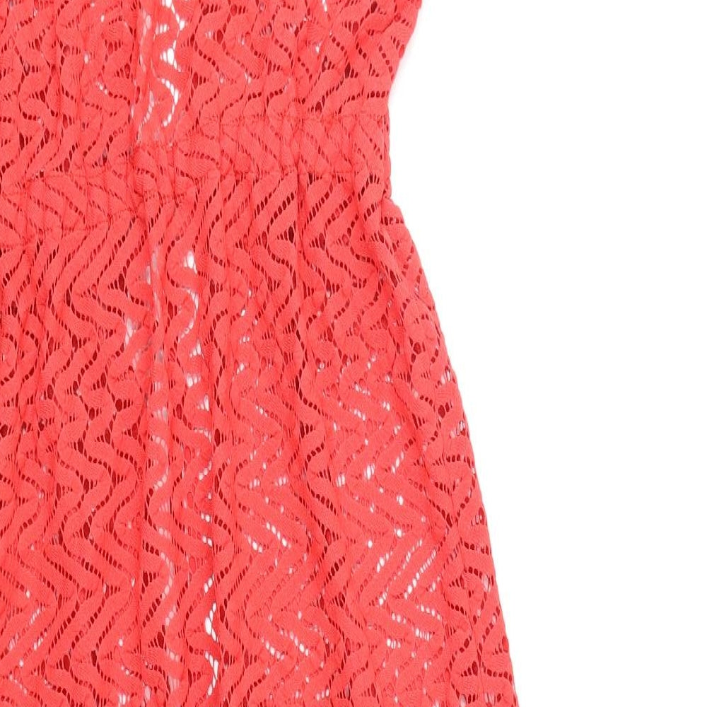 Kaleidoscope Womens Red Polyester Cover Up Size 10