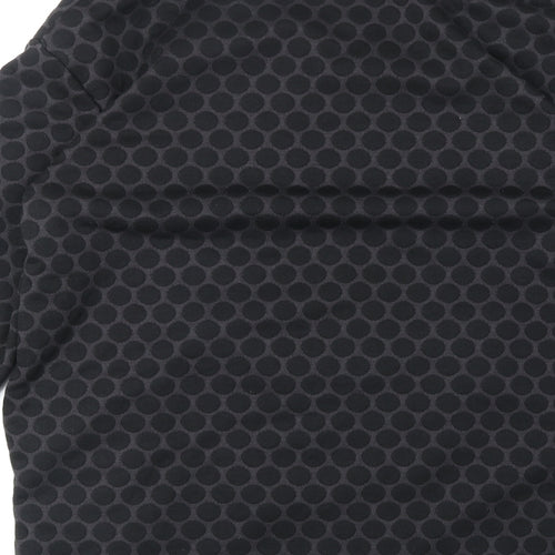 H&M Womens Black Geometric Jacket Blazer Size S