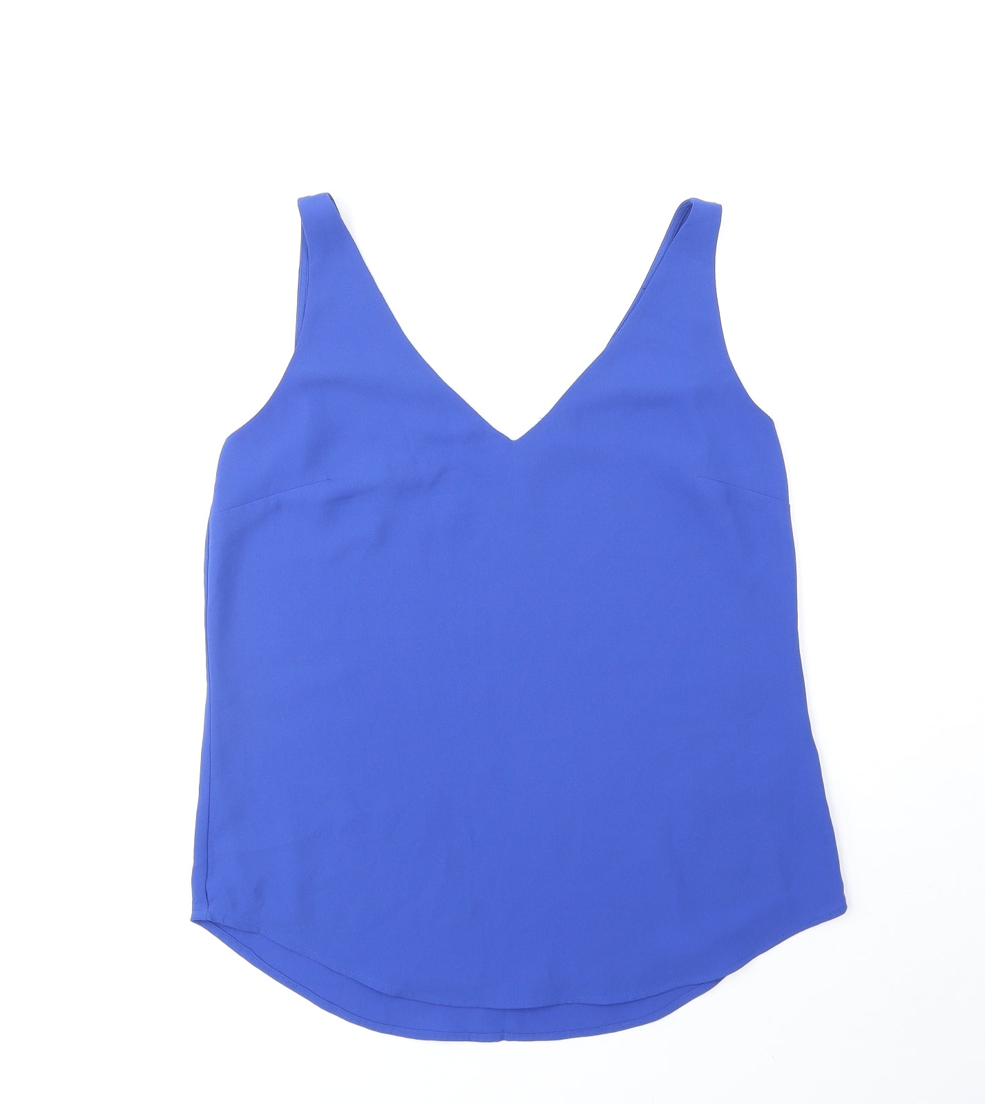 Oasis Womens Blue Polyester Camisole Tank Size 10 V-Neck