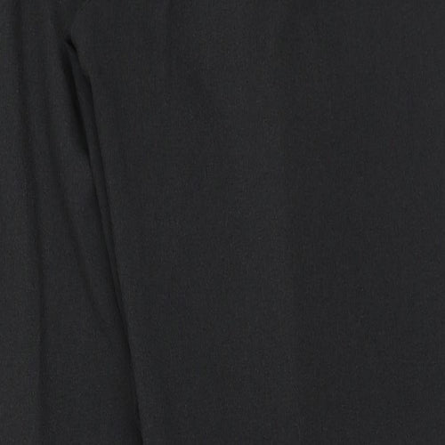 Debenhams Mens Grey Polyester Trousers Size 36 in Regular Hook & Eye