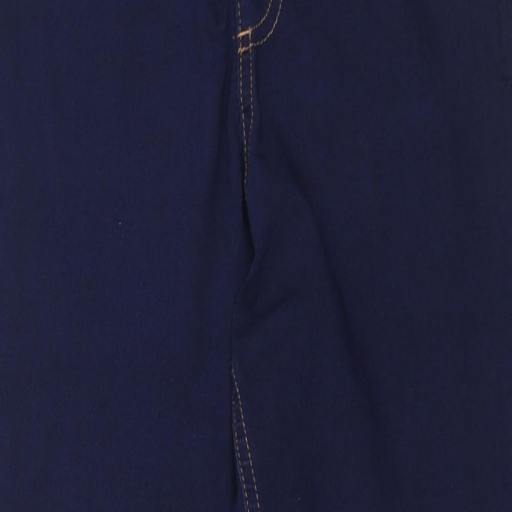 Marks and Spencer Womens Blue Polyester Skinny Jeans Size 12 Regular