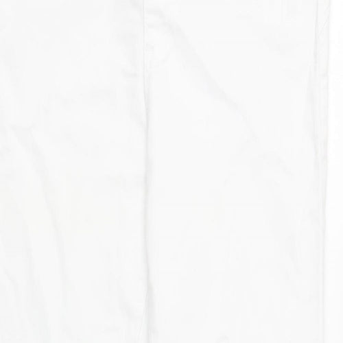 Denim & Co. Womens White Cotton Skinny Jeans Size 12 Regular
