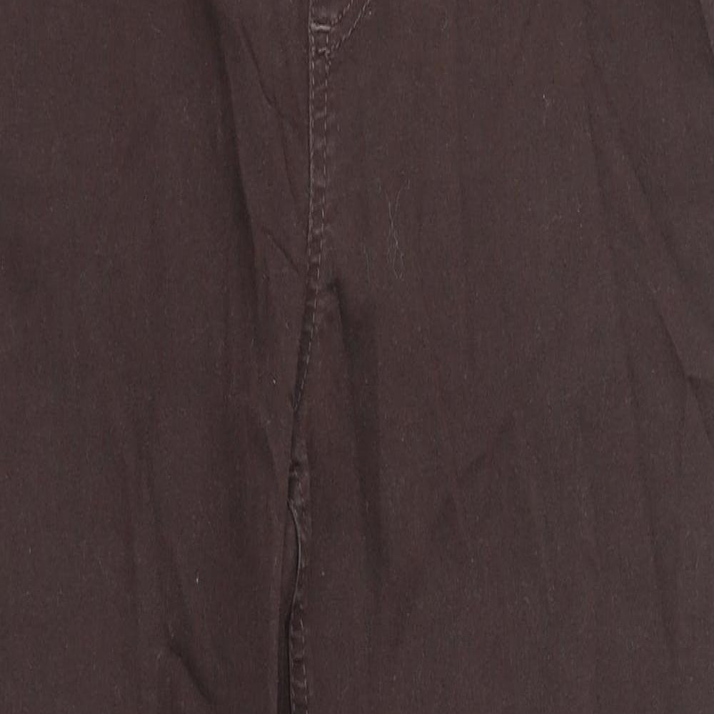 Marks and Spencer Womens Brown Cotton Jegging Jeans Size 14 Regular
