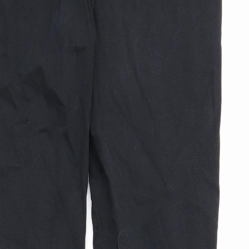 NEXT Womens Black Cotton Skinny Jeans Size 12 Regular Zip