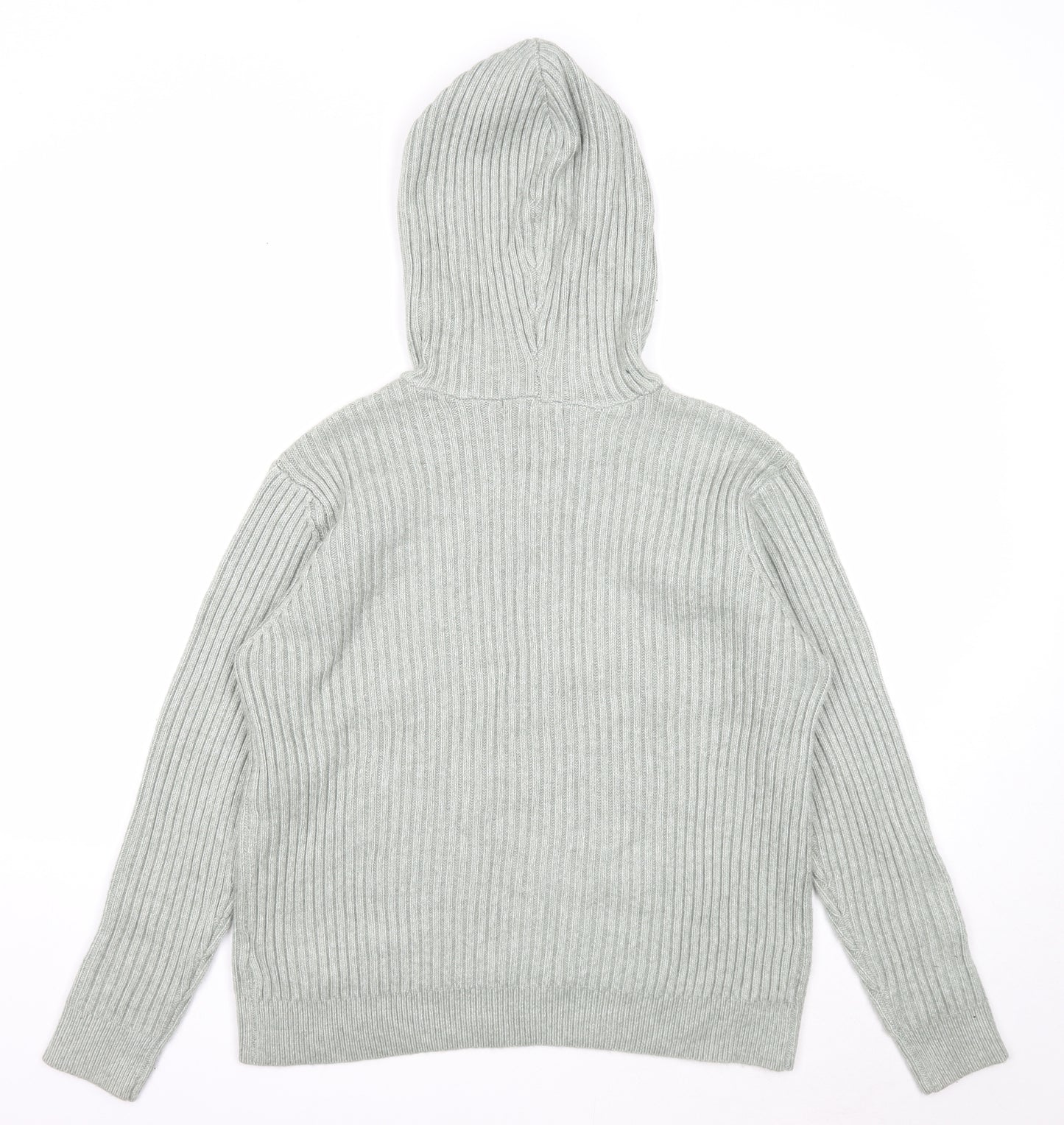 Marks and Spencer Womens Green Round Neck Polyester Pullover Jumper Size 2XL