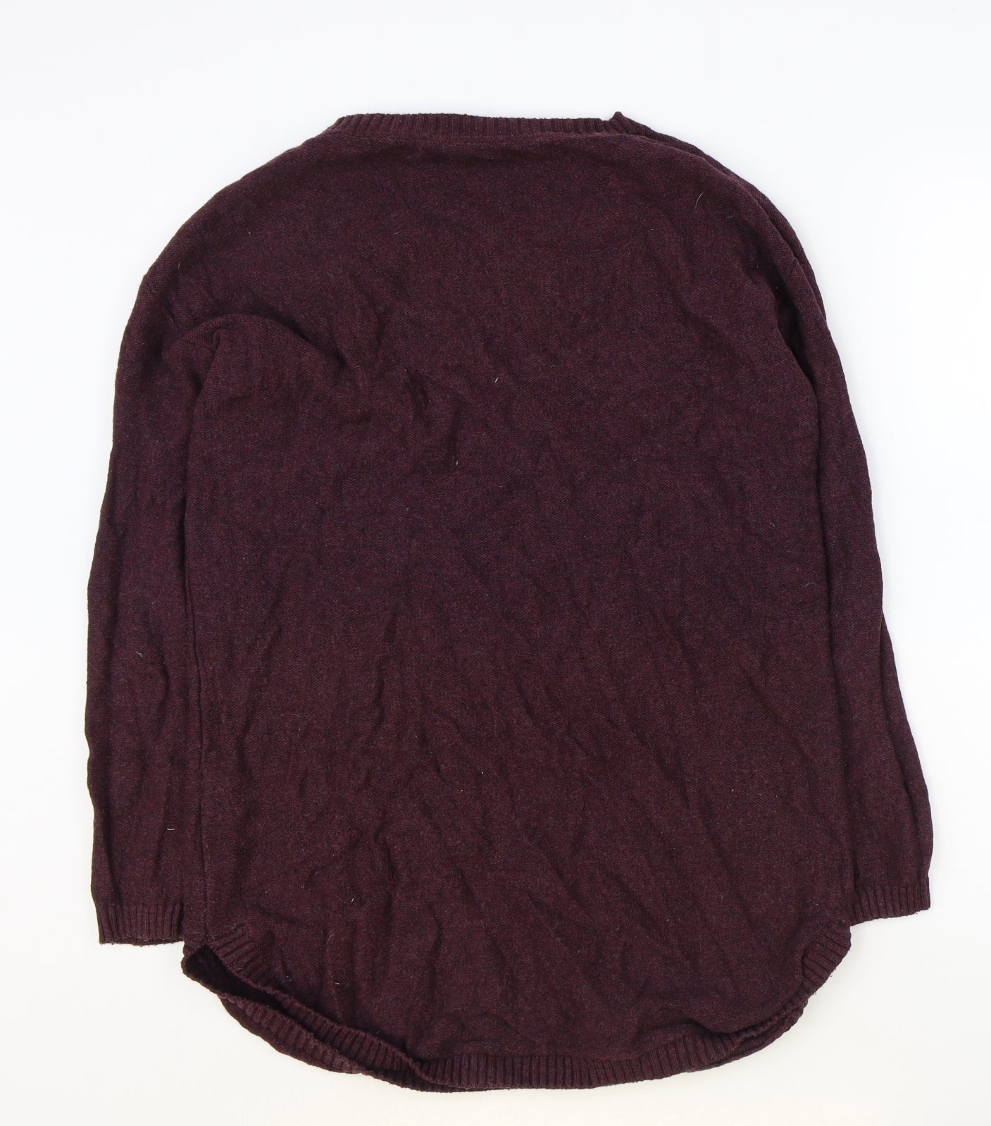 Fat Face Womens Red Boat Neck Cotton Tunic Jumper Size 6