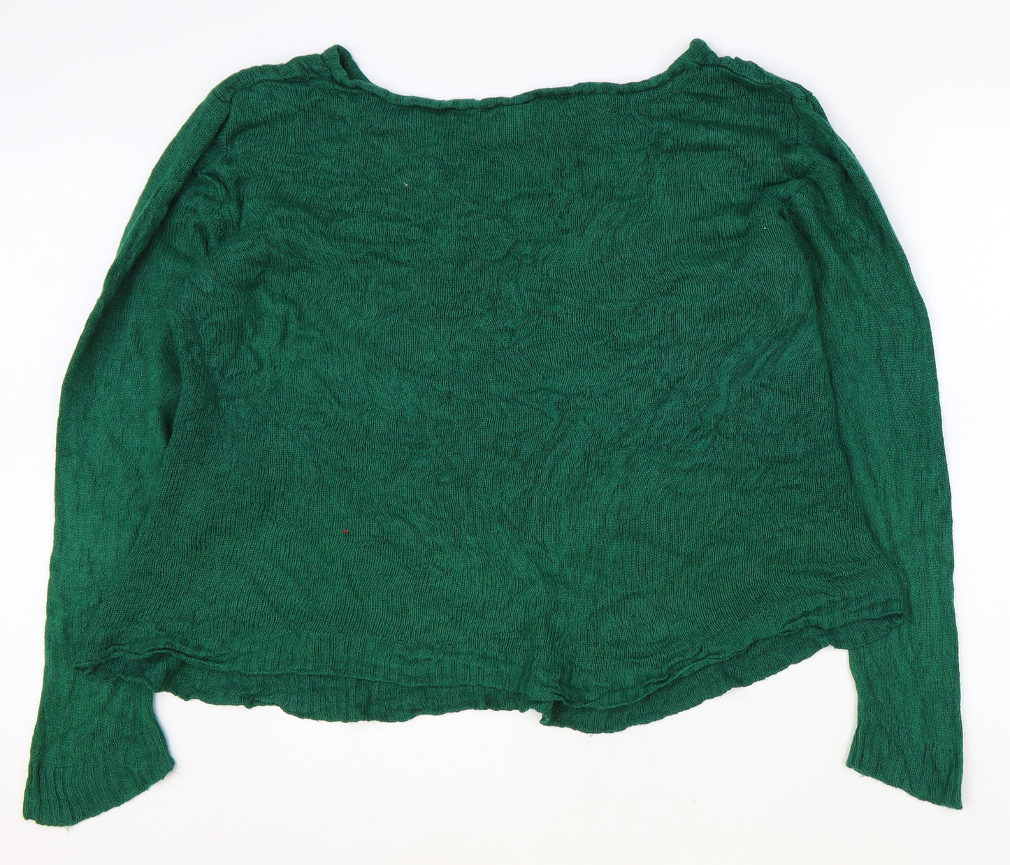 Peacocks Womens Green Round Neck Acrylic Pullover Jumper Size XL - Minnie Mouse