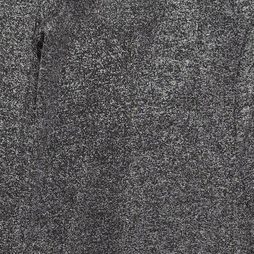H&M Womens Silver Polyester A-Line Size M Scoop Neck Pullover
