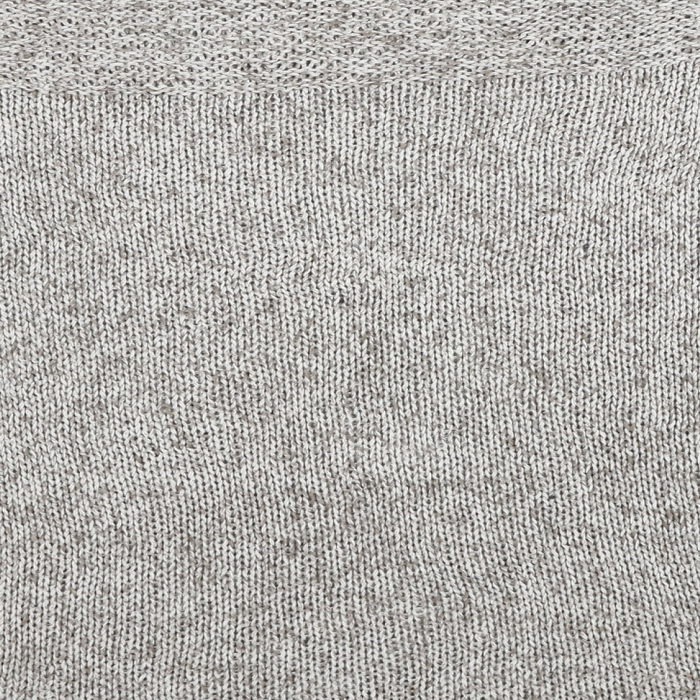 Hobbs Womens Grey Boat Neck Cotton Pullover Jumper Size L