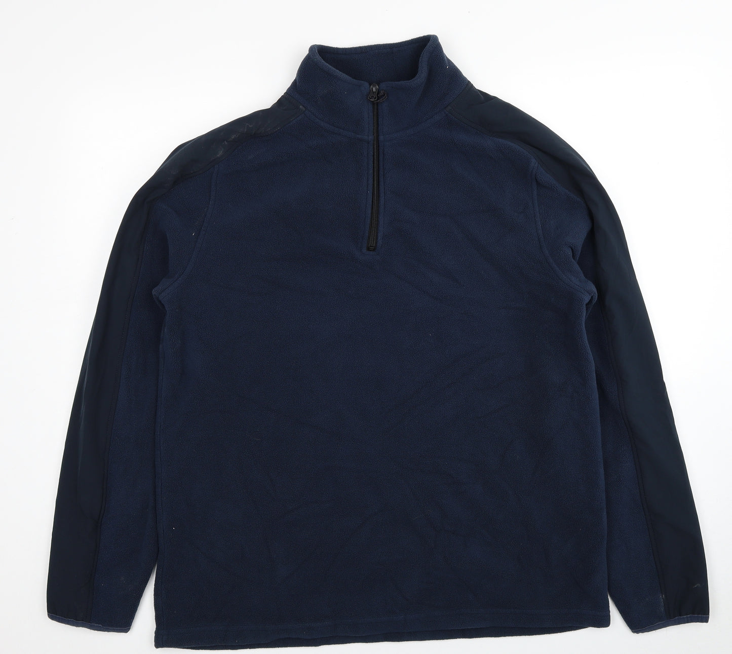 Mountain Warehouse Mens Blue Polyester Pullover Sweatshirt Size XL
