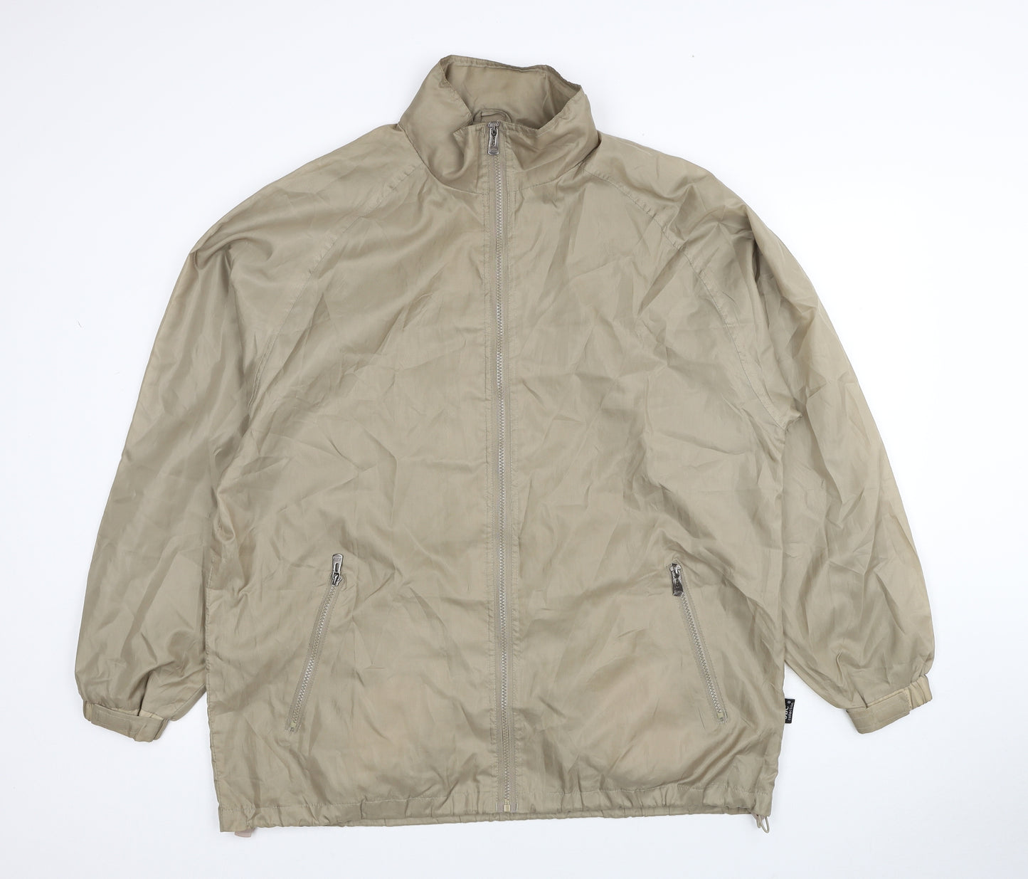 JBC Collection Mens Beige Jacket Size XL Zip