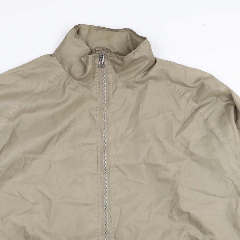 JBC Collection Mens Beige Jacket Size XL Zip