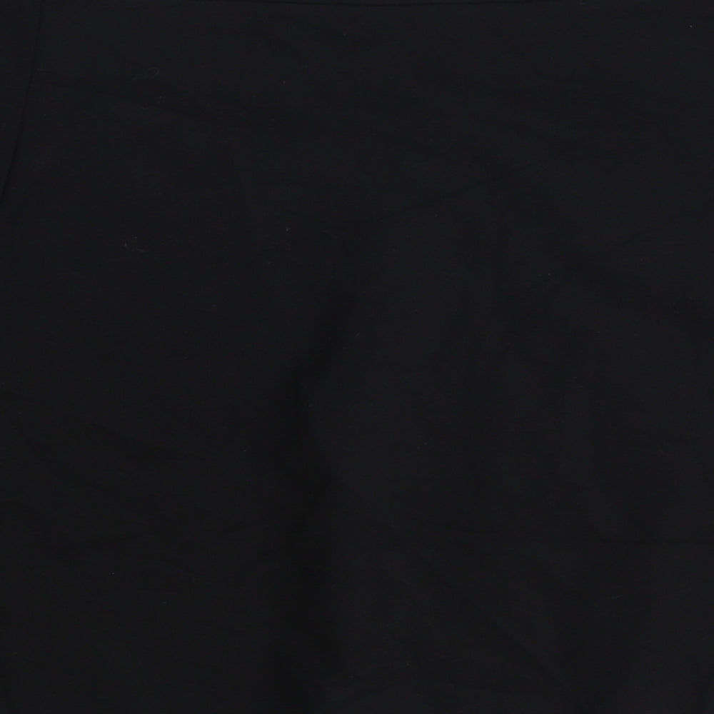 George Womens Black Viscose Skater Skirt Size 20