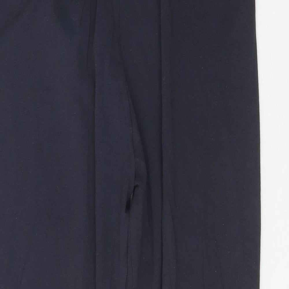 Indigo Womens Black Cotton Jogger Leggings Size 12