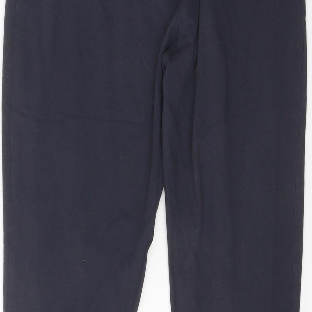Indigo Womens Black Cotton Jogger Leggings Size 12