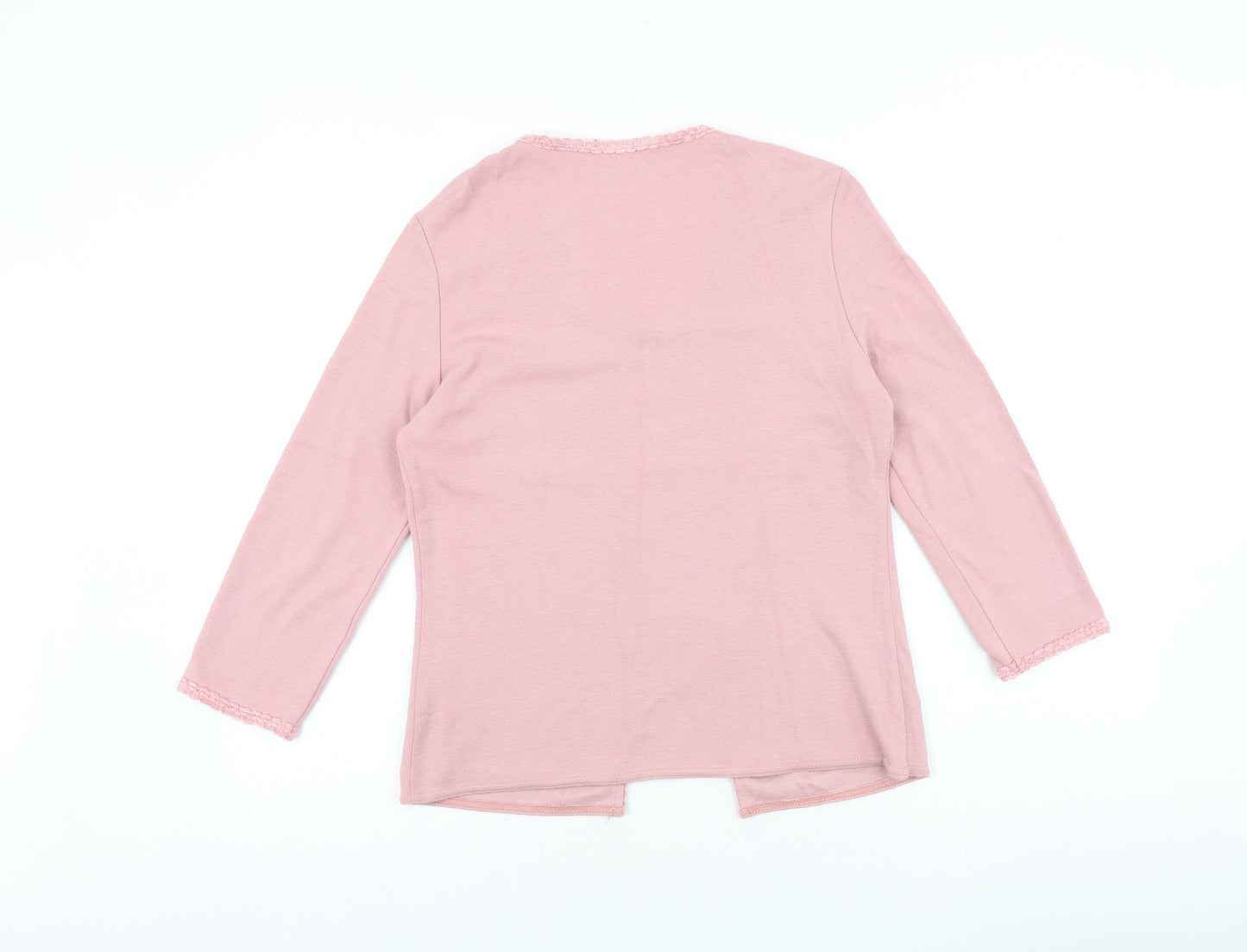 Berkertex Womens Pink 100% Cotton Basic T-Shirt Size 12 Scoop Neck
